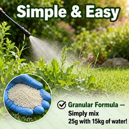 5-Hour Max Power Dual-Action Herbicide | Fast-Acting Granules for Stubborn Weeds & Brush