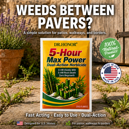 5-Hour Max Power Dual-Action Herbicide | Fast-Acting Granules for Stubborn Weeds & Brush